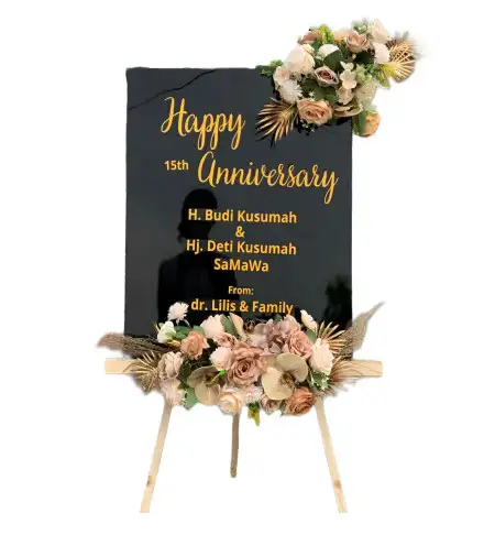 Papan Bunga Akrilik Srebegan